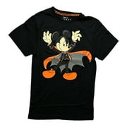 Disney Mickey Mouse Men's Halloween Family Glow In The Dark T-Shirt (L)